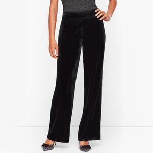 Talbots Size 8, Black Wide Leg Pants